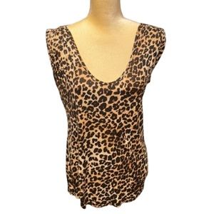 Eight sixty animal print tank size small